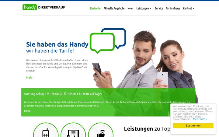 Screenshot ta' handy-direkt-verkauf.de