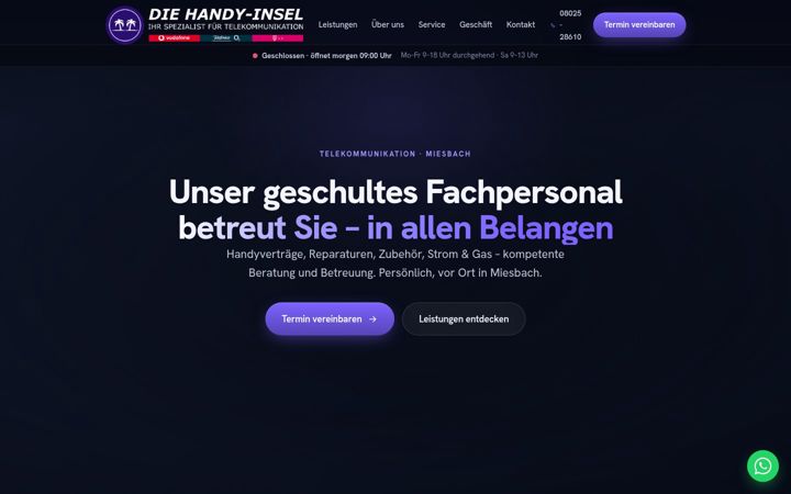 Screenshot of handy-insel.de