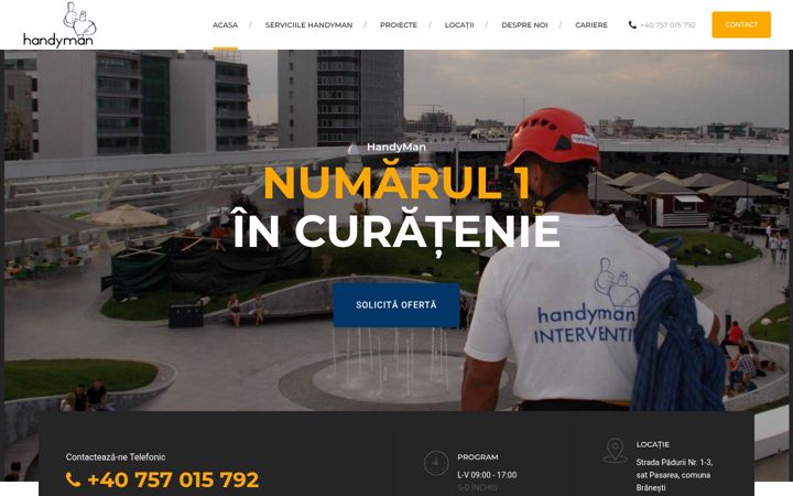 Screenshot of handy-man.ro