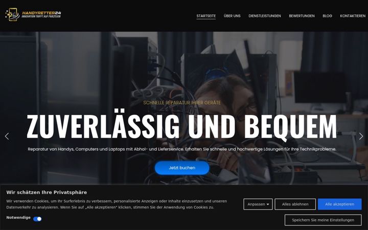 Screenshot of handy-retter24.de
