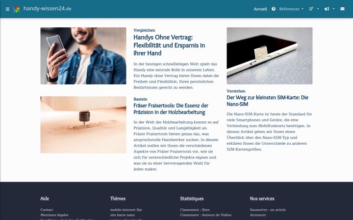 Screenshot of handy-wissen24.de