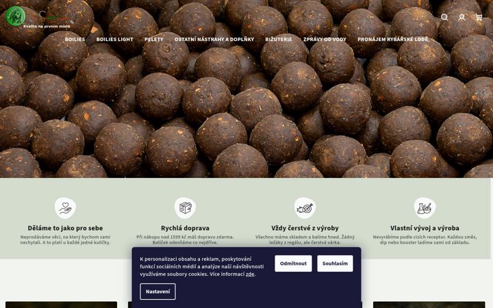Screenshot of handybaits.cz
