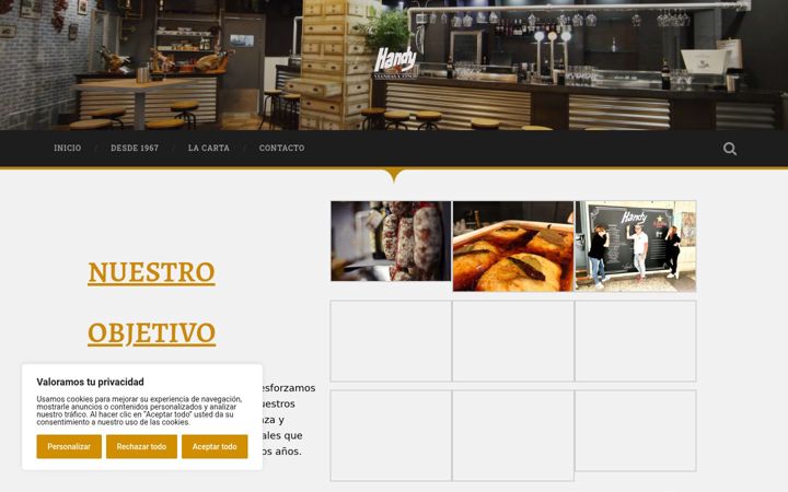 Screenshot of handybar.es