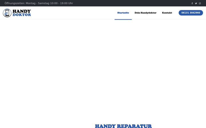 Screenshot di handydoktor-mainz.de