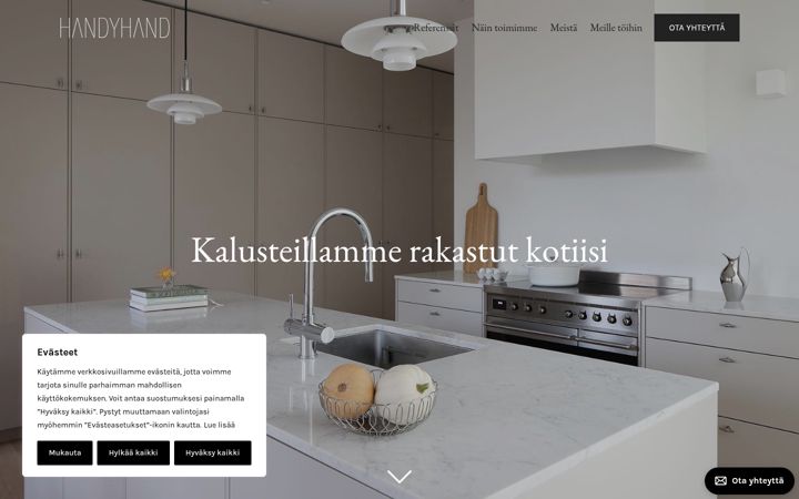 Screenshot of handyhand.fi