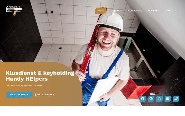 Screenshot di handyhelpers.be