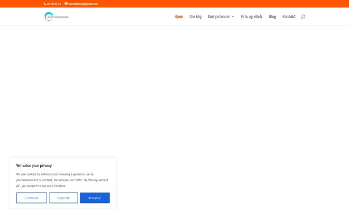 Screenshot of handymanodense.dk