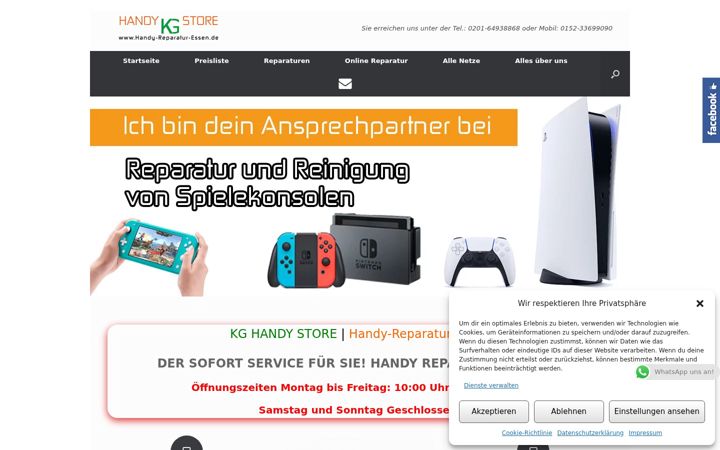 Screenshot di handyreparaturnrw.de