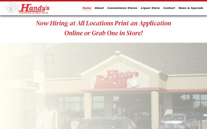 Screenshot of handysjc.com