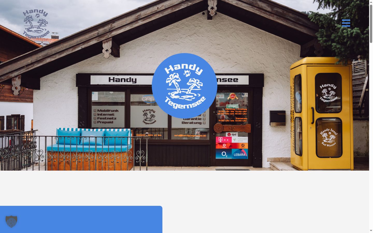 Screenshot des Einwilligungsbanners vor jeglicher Interaktion
