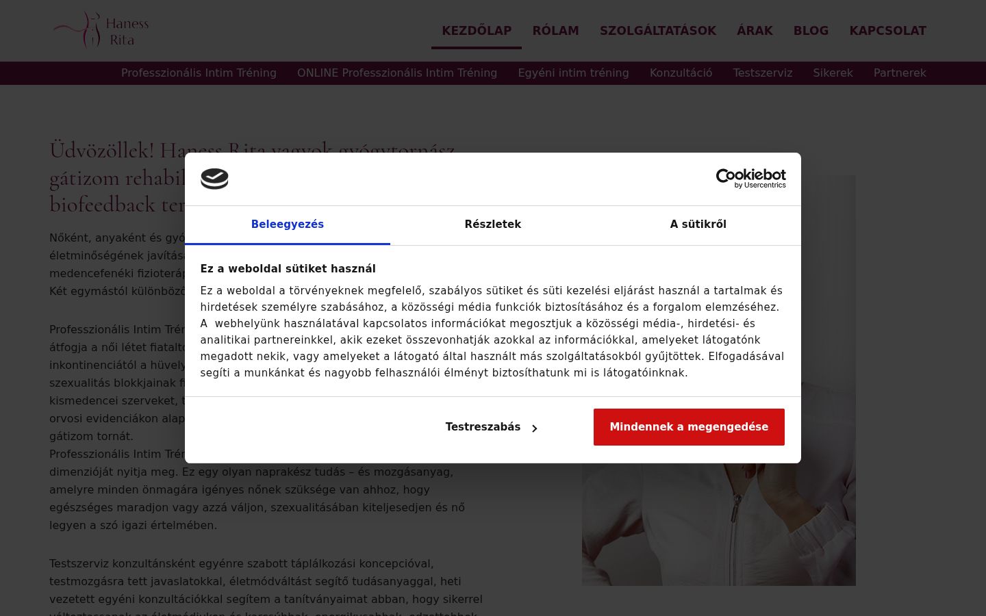Posnetek zaslona pasice za privolitev, prikazane pred kakršno koli interakcijo