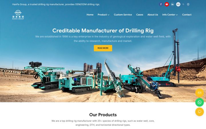Screenshot of hanfamachine.com