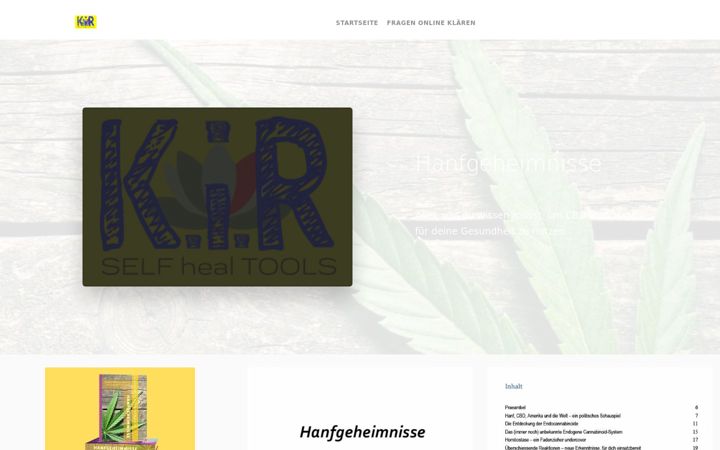 Screenshot of hanfgeheimnisse.de