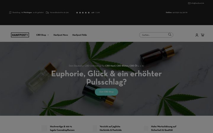 Screenshot ta' hanfpost.de