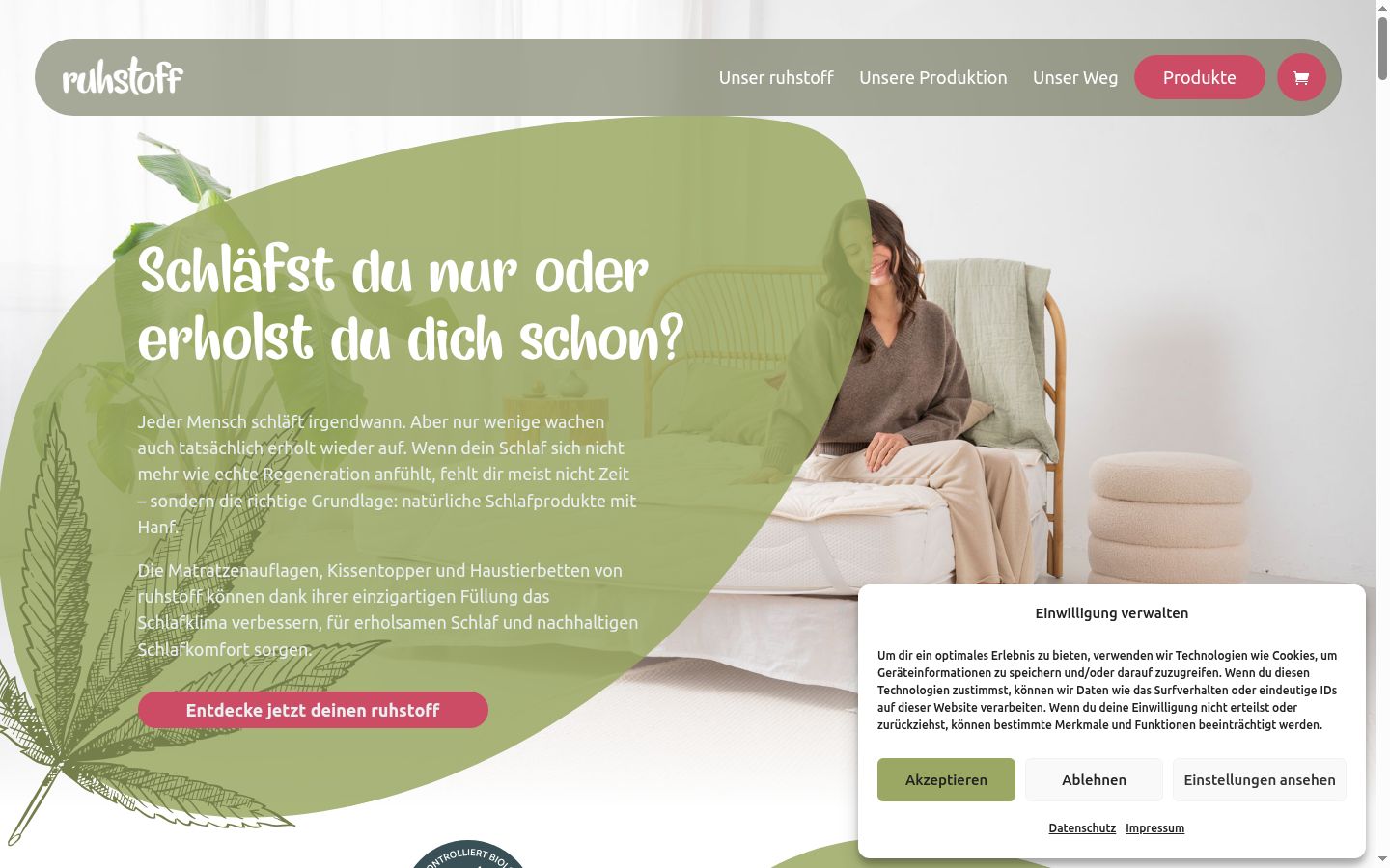 Sutikimo reklamjuostės, rodytos prieš bet kokią sąveiką, ekrano kopija