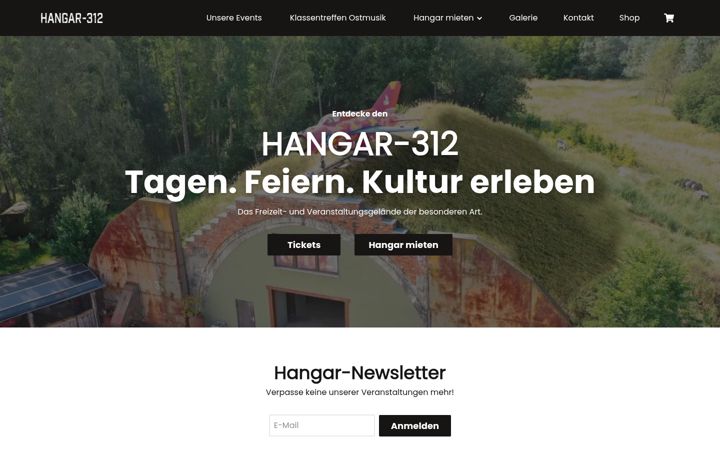 Screenshot of hangar-312.de