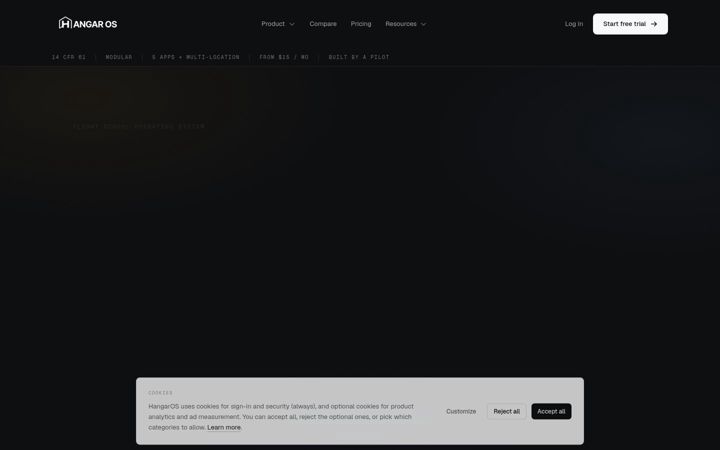Screenshot di hangaros.com