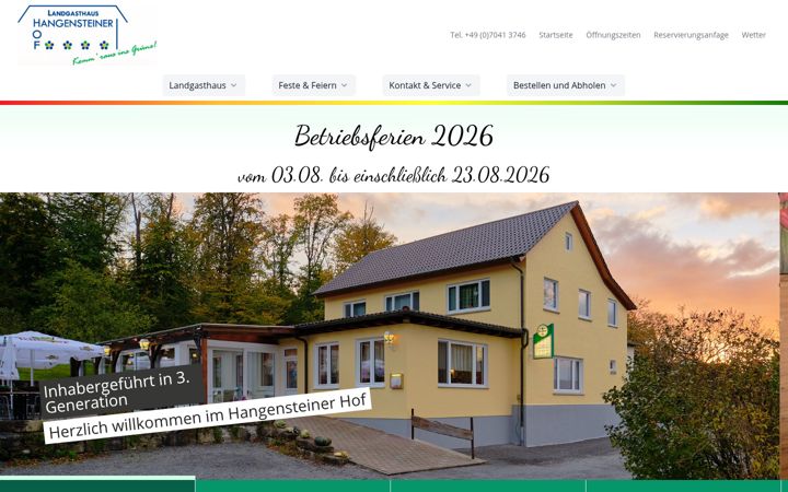 Screenshot von hangensteiner-hof.de