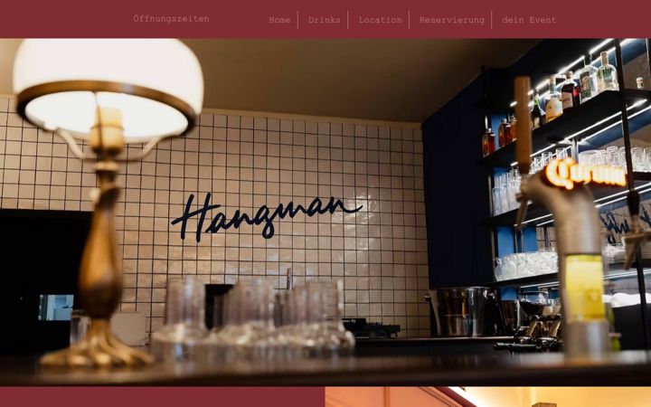 Screenshot of hangman-bar.de