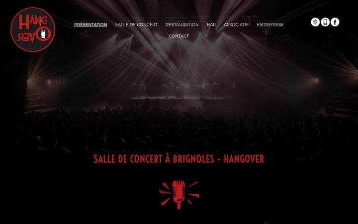 Screenshot of hangover-concerts.fr