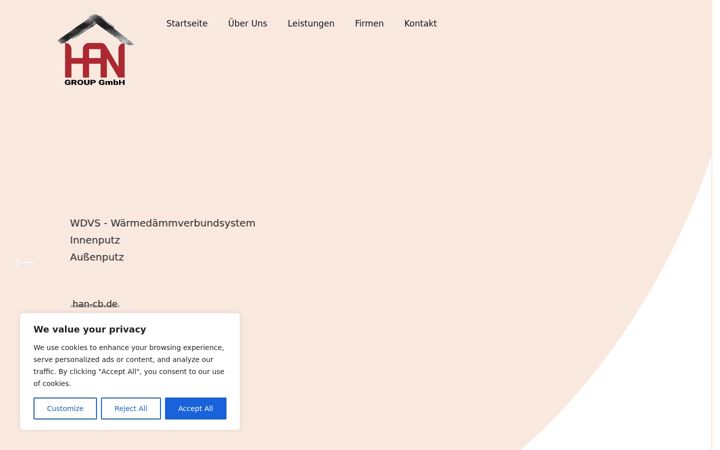 Screenshot von hangroup.de
