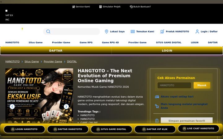 Screenshot of hangtoto.net