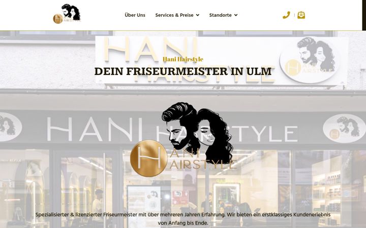 Screenshot of hani-hairstyle.de