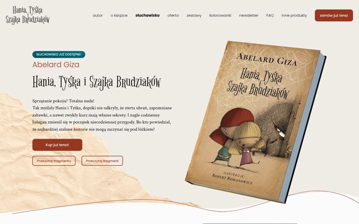 Screenshot of haniaityska.pl