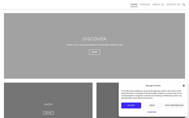 Screenshot of hanifcarpets.com