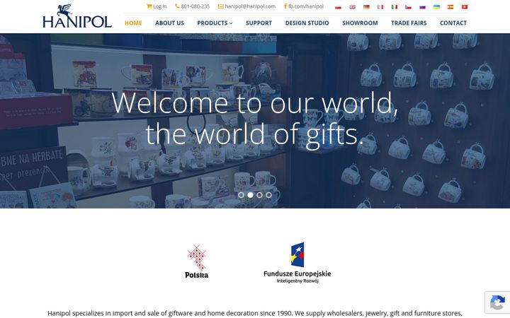 Screenshot of hanipol.com