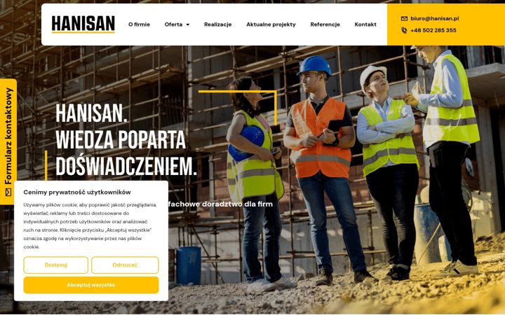 Screenshot of hanisan.pl