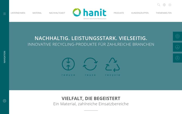 Screenshot of hanit.de