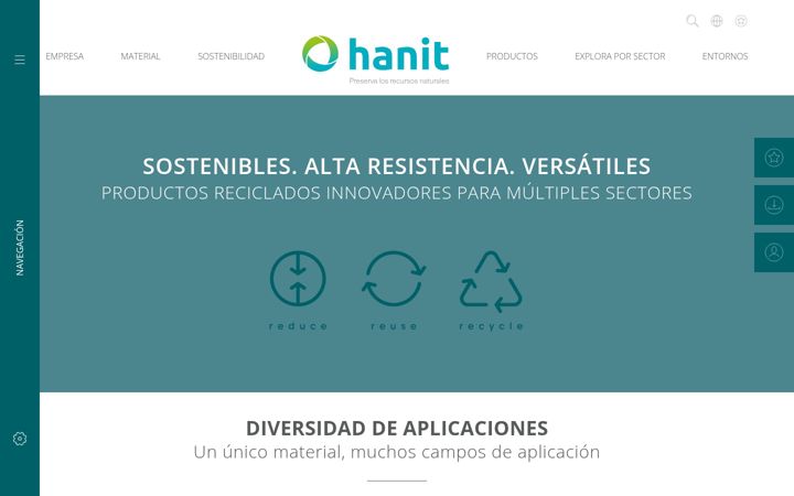 Screenshot of hanit.es