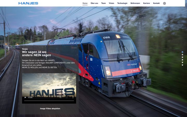 Screenshot of hanjes.com