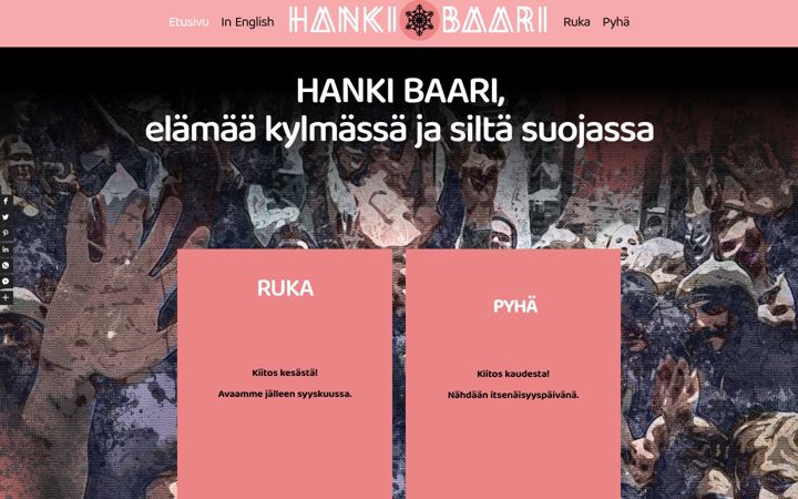 Screenshot of hankibaari.fi