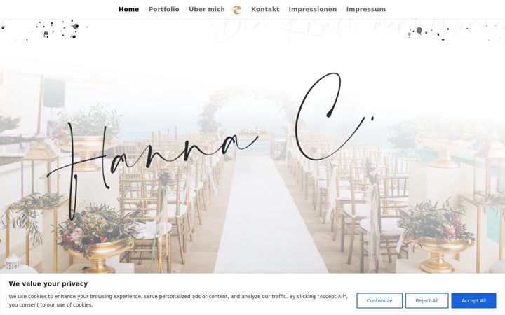 Screenshot of hannaczarnecka.de
