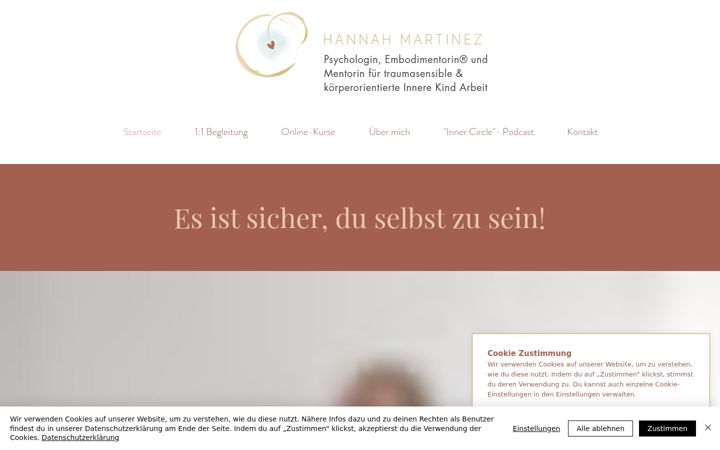 Screenshot of hannah-martinez.de