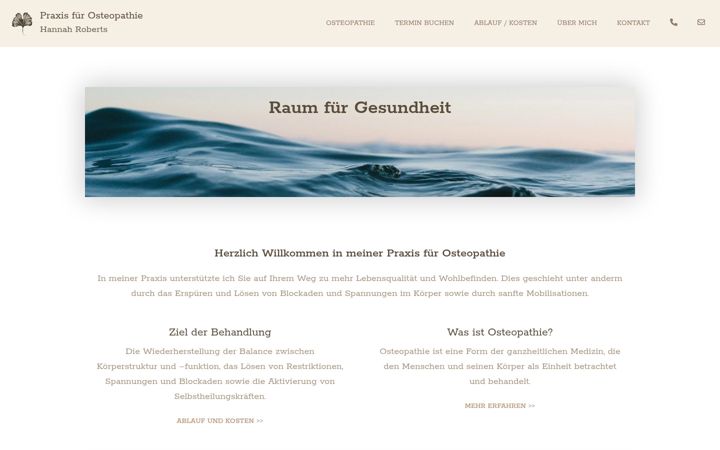 Screenshot of hannah-roberts.com