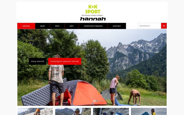 Screenshot of hannahbrno.cz