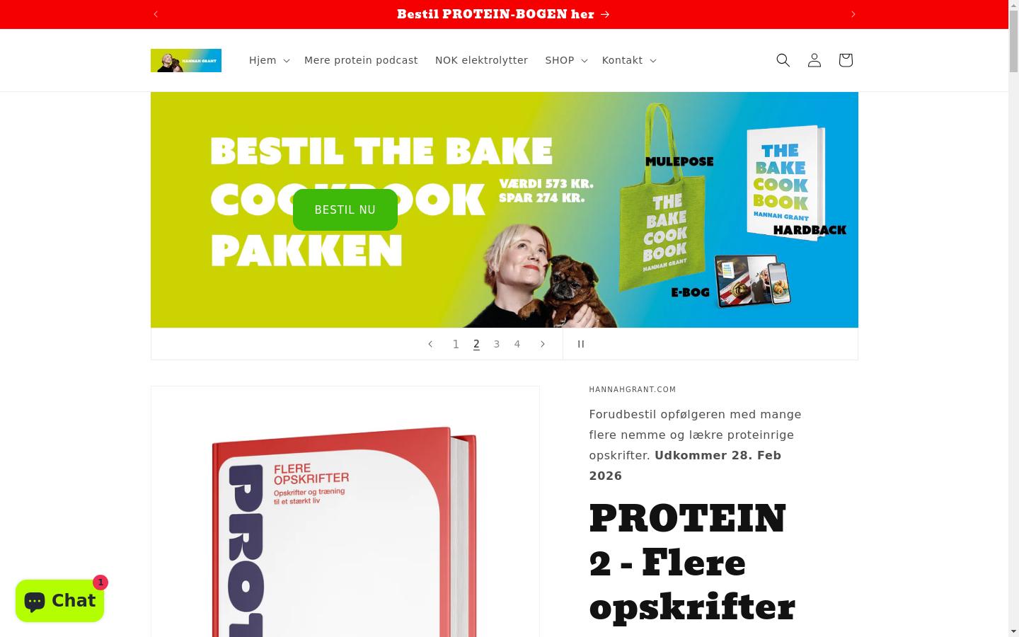 Screenshot of hannahgrant.com