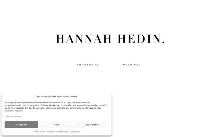 Screenshot of hannahhedin.com