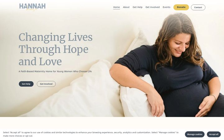 Screenshot of hannahhouse.life