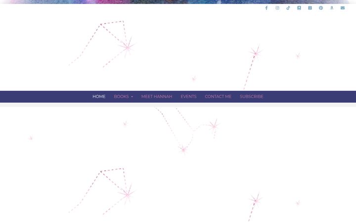 Screenshot of hannahmcbrideauthor.com