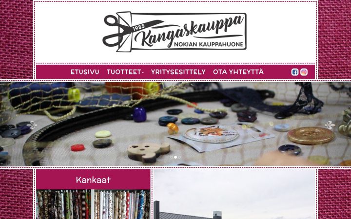 Screenshot of hannamarja.com