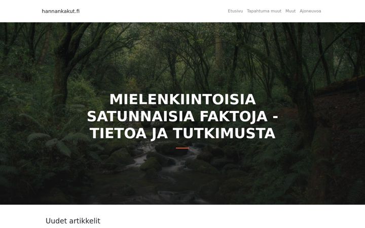 Screenshot of hannankakut.fi