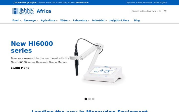 Screenshot of hannaservice.eu