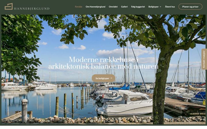 Screenshot di hannebjerglund.dk