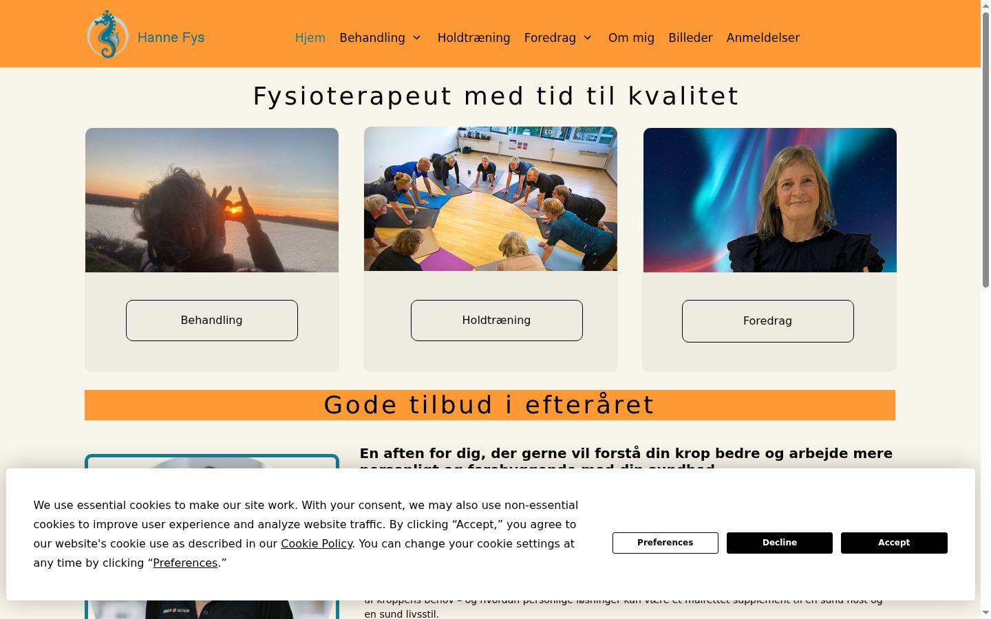 Screenshot tal-banner tal-kunsens muri qabel kwalunkwe interazzjoni