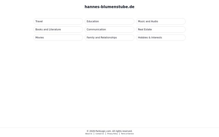 Screenshot of hannes-blumenstube.de
