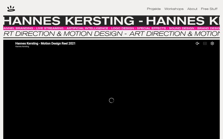 Screenshot of hannes-kersting.de